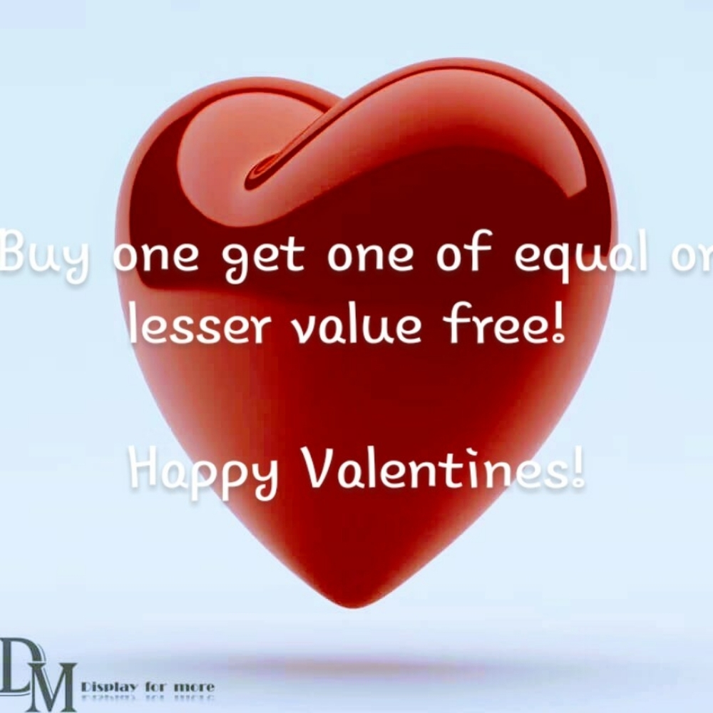 Sale buy one get one!